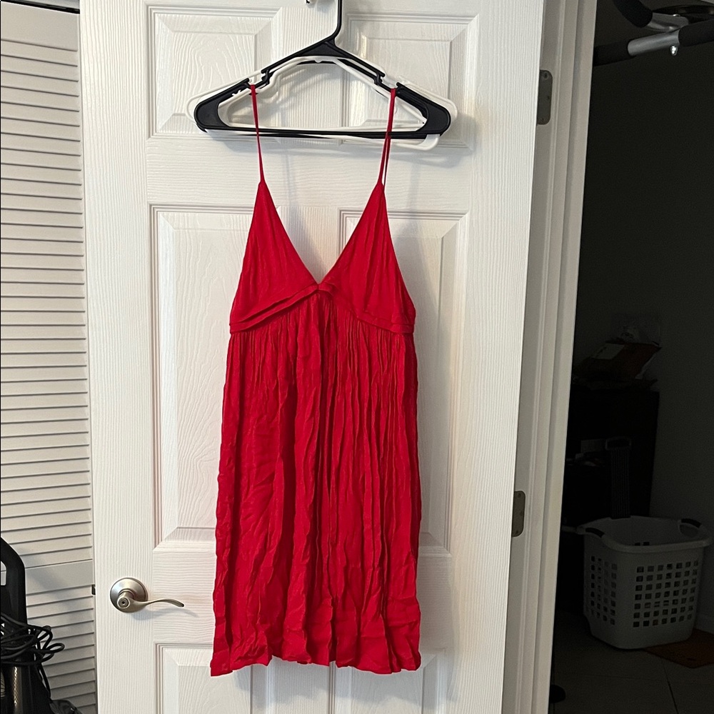 Aemi + Co Red Spaghetti strap Dress size L